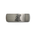 best presents for guys – silver tungsten starting blocks wedding band
