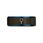 thoughtful presents for him – gunmetal & blue tungsten marshmallow on stick wedding band