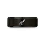 birthday present for husband – black tungsten angle grinder wedding band