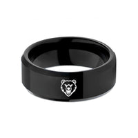 birthday present ideas him – black tungsten bear berserker wedding band
