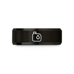 unique presents for him – black tungsten fuel tank wedding band