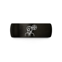 black tungsten ring him – black tungsten air traffic controller wedding band