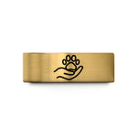 tungsten rings for him – gold tungsten hand paw wedding band