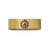tungsten wedding rings – gold tungsten sun steps wedding band
