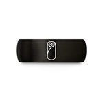 unique birthday presents – black & rose gold tungsten kathi roll wedding band