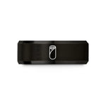 unique birthday presents – black & rose gold tungsten kathi roll wedding band