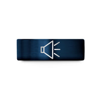 tungsten carbide ring him – blue tungsten light cone wedding band