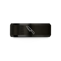him tungsten wedding band – black tungsten santoku knife wedding band