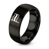 Pan African Flag – Tungsten Wedding Band, 8 mm, Black Comfort-Fit Unisex