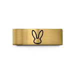 tungsten rings for women – gold tungsten bunny ears wedding band