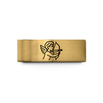 tungsten ring for him – gold tungsten cupid bow wedding band