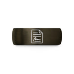 unisex tungsten carbide ring – gunmetal & black tungsten contract document wedding band
