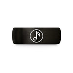 tungsten him wedding bands – black tungsten eighth note wedding band