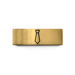 men's engraved tungsten band – gold tungsten necktie icon wedding band