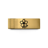 tungsten carbide ring him – gold tungsten plumeria wedding band
