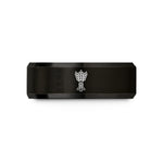 couples tungsten carbide band – black tungsten lughnasadh wheat sheaf wedding band
