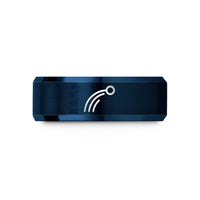 blue tungsten ring women – blue tungsten projectile trajectory wedding band