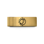 tungsten wedding bands him – gold tungsten sun crescent moon wedding band