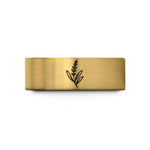 mens black tungsten bands – gold tungsten lavender sprig wedding band