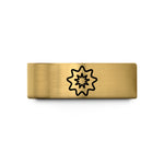 wedding ring sets unisex – gold tungsten star burst wedding band