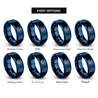 font options for inside engraving on blue mesa butte rings