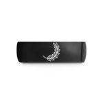 tungsten wedding ring her – black tungsten laurel branch wedding band