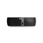 unisex wedding band styles – black tungsten otoscope wedding band