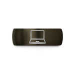 best presents for mothers – gunmetal & black tungsten laptop wedding band