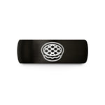 son present ideas mom – black tungsten lattice pie wedding band