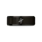 unique presents for mom – black tungsten sit in kayak wedding band