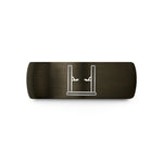 unique birthday presents – gunmetal & black tungsten two post lift wedding band