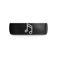 birthday ideas for mom – black tungsten double flat note wedding band