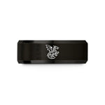 thoughtful presents for mom – black tungsten dragon flight wedding band