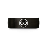 best friend mom presents – black tungsten infinity circle wedding band
