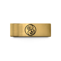 presents ideas for moms – gold tungsten day night wedding band