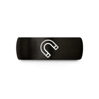 thoughtful presents for mom – black tungsten magnet wedding band