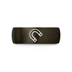special presents for her – gunmetal & black tungsten magnet wedding band