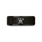 presents for mom birthday – black tungsten survey level wedding band