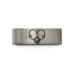 thoughtful presents for mom – black & blue & gray tungsten focus mitts crossed wedding band