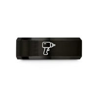 thoughtful presents for mom – black tungsten impact wrench wedding band