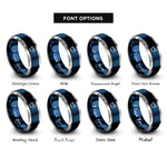 font options for inside engraving on blue & gray mortar pestle rings