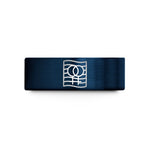 special presents for ladies – gold & blue tungsten thin lesbian stripes wedding band
