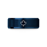 special present for mom – blue tungsten canada wedding band