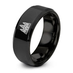special present ideas mom – black tungsten angkor wat ring