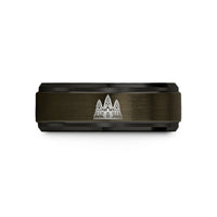 personalized presents for mom – gunmetal & black tungsten angkor wat wedding band