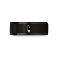 thoughtful presents for mom – black tungsten clarinet mouthpiece wedding band