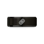birthday present ideas women – black tungsten chain link wedding band