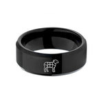 special presents for her – black tungsten lamb cuts diagram wedding band