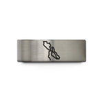 personalized presents for her – gray tungsten san francisco bay wedding band