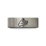thoughtful presents for mom – black & blue & silver tungsten gyan mudra wedding band